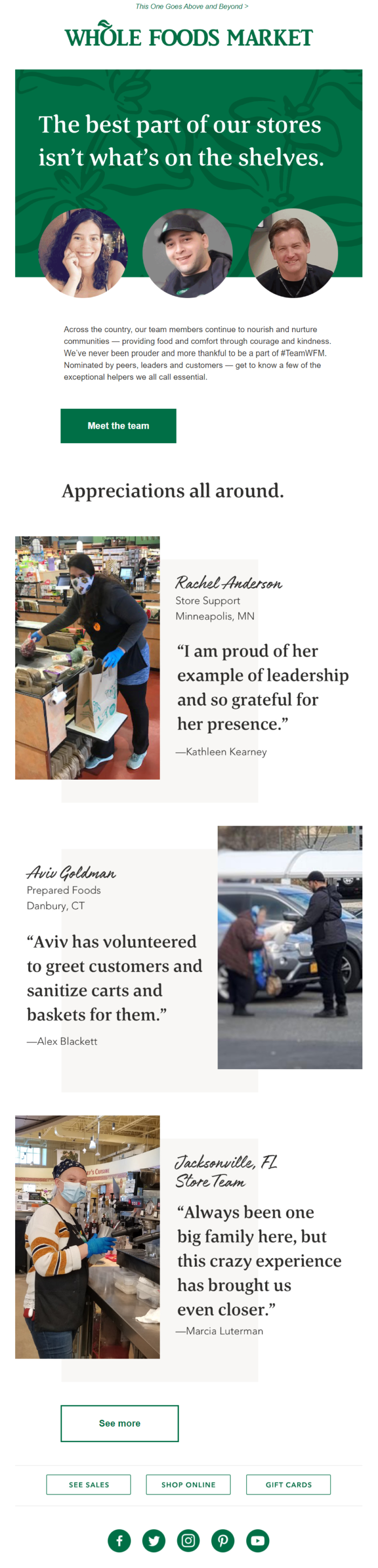 Only use relevant and valuable imagery in ecommerce emails.